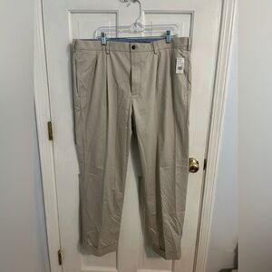 Classic Brooks Brothers pleated khakis - lighter shade. Elliot fit in size 40/32